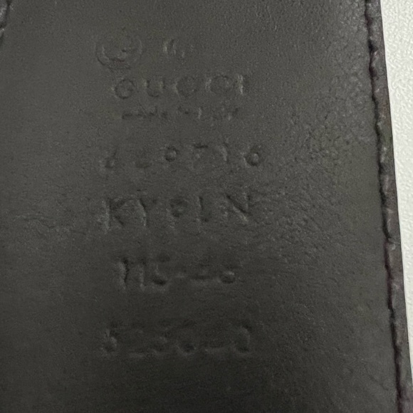 Men's Gucci belt size 40" used barely worn - Picture 3 of 5